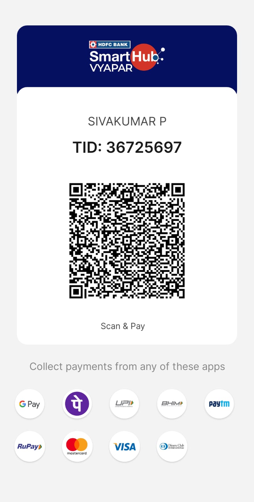UPI QR Code